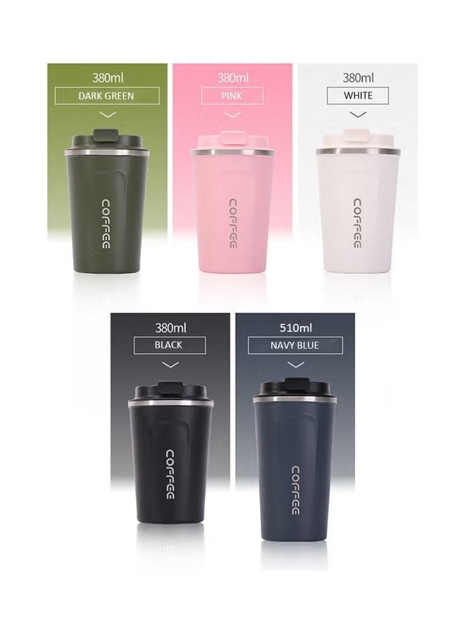 Uliova 380ml Stainless Steel Coffee Insulated Cup - Portable Multicolour Option - Image 2